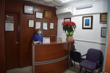 Sala de espera del consultorio de la Dra. Fredes Guadalupe Amaro Méndez, en edificio ANEXO del Centro Médico de las Américas (CMA).
